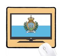 beatChong San Marino National Flag Europa Paese Computer Mouse Pad antiscivolo in gomma Mousepad gioco Ufficio