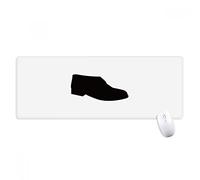 beatChong Scarpe in Pelle Nera da Uomo Silhouette Antisdrucciolevoli Mousepad Grande Gioco Esteso Ufficio Bordi titched Mat Regalo Computer
