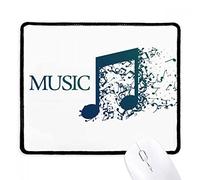 beatChong Slittamento del Gioco Flappg Blu Music MIM Bianco Mousepad Nero Cucito Bordo Mat Non