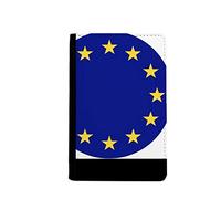 beatChong UE National Flag Europa Paese Simbolo del supporto del passaporto di viaggio della borsa del raccoglitore della carta della copertura della cassa
