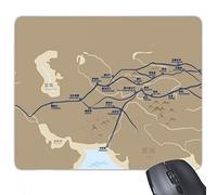 beatChong Vecchiaia Viaggio alla Gomma Mousepad Mouse Game Pad Regalo Silk Road Map rettangolo Antiscivolo