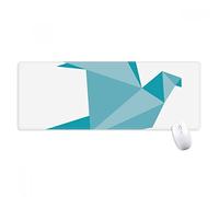 beatChong Verde Origami Astratta Pigeon Modello Antisdrucciolevoli Mousepad Grande esteso Gioco Ufficio titched Bordi Mat Regalo Computer