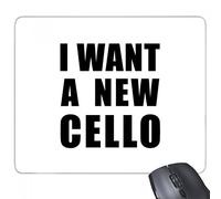 beatChong Voglio una gomma Mousepad Mouse Game Pad regalo Nuovo violoncello rettangolo antisdrucciolevoli
