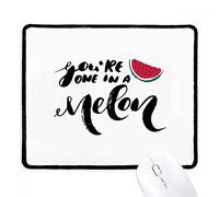 beatChong Voi siete uno in un melone preventivo Stile Mousepad nero cucito bordo non stuoia di slittamento del gioco