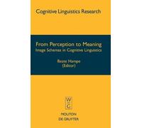 Beate Hampe From Perception to Meaning (Copertina rigida)