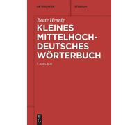 Beate Hennig Kleines mittelhochdeutsches Wörterbuch (Tascabile)