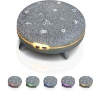 Beatfoxx ZB-7 Zen Box: macchina del suono Bluetooth con luce - rumore bianco per aiutare i neonati a dormire; suoni naturali rilassanti: mare, uccelli, temporali, ecc. con timer, USB e ctrl audio vol