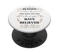 Beati coloro che non hanno visto Giovanni 20:29 Pasqua ebraica PopSockets PopGrip Adesivo