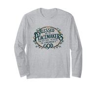 Beati Gli Operatori di Pace. Versetto della Bibbia Maglia a Manica