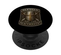 Beati i pacificatori - Catholic Templar Knight PopSockets PopGrip Adesivo