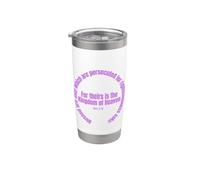 Beati loro. Beatitudini bibliche Bicchiere termico in acciaio inox doppia parete