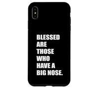 Beati quelli che hanno un grosso naso barzellette sul proprietario & Memes Custodia per iPhone XS Max