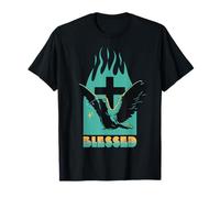 Beati Religiosi Cristiani Ali Dio Fede Gesù Cristo Maglietta