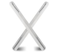 Beatific 2 pezzi di asta per maniglia della porta, perno quadrato da 8 mm x 150 mm, perno quadrato per infissi, perno di ricambio in acciaio zincato, perno di fissaggio in acciaio massiccio per