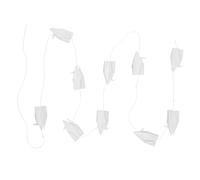 Beatifufu 10 Corde Ghirlanda Origami Gru di Carta Bianca Fili con Gru Piegate Mano per Decorazioni Nuziali Shower e Feste Addobbi Sospesi Eleganti e Leggeri