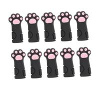 Beatifufu 10 Pezzi Copri Pinzette in Silicone di di Gatto Custodie Protettive Elastiche Antiscivolo per Forbici Tagliacuticole e Pinzette Manicure e Pedicure Sicuro