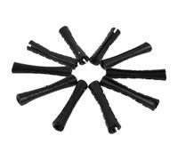 Beatifufu 10 Pezzi Copri Tubi Bici Nero in Plastica, Protezione Linee | Cover Protettiva Leggera e Resistente, Accessorio per Telaio, Facile da Usare