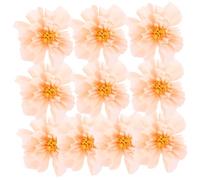 Beatifufu 10 Pezzi Fiori Carta Crespa Decorazioni 3D Sfondo Floreale Parete Festa Matrimonio Compleanno Arco Fai da Te