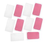 Beatifufu 10 Pezzi Patch Adesivi per Estensione Ciglia in Silicone Flessibile Rettangolari Riutilizzabili Supporto Antideformazione per Trucco Professionale Kit per Centri di Bellezza Rosa e