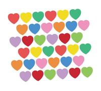 Beatifufu 108 Pezzi Carta da a forma cuore punzoni a cuore per lavoretti con la carta decorazioni per bacheche stencil tag chiacchiere rosse y cuore cuori