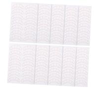 Beatifufu 10fogli Adesivi Per Studenti Patch Per Estensioni Autoadesive Misurazione Precisione e Protezione Della Per Extension