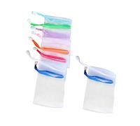 Beatifufu 10pezzi Rete Per Sapone Sacchetti Salva Sapone Per Doccia e Pulizia Viso Colori Casual Accessorio Per Creare Mousse e Bubbles Durante Bagno