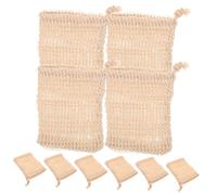 Beatifufu 10pezzi Sacchetti Per Sapone Esfolianti Rete Per Bagno Borse Per Sapone Con Chiusura Corper Saponi Fatti Mano e Cosmetici