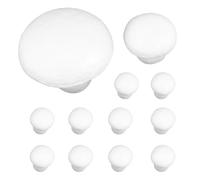 Beatifufu 12 Pezzi Modelli di Funghi in Schiuma Vuoti per DIY Decorazioni Artigianali Non Verniciate Creativo per Dimensioni per Pittura e Disegno Creativo