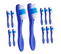 Beatifufu 12 Pezzi Spazzolini da Denti da Viaggio Confezione Setole Morbide per Uso Prigione e Istituzioni Sicure Corto per Maggiore Sicurezza e Comfort