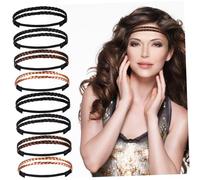 Beatifufu 12pezzi Fascia Elastica Per Capelli Donna Fasce Intrecciate Elastiche Da Decorazioni Treccia Per Capelli Copricapo Comodo e Sicuro Per Diverse Acconciature
