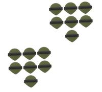 Beatifufu 14 Pz Piumino Non in Lattice Spugna Di Bellezza Spugna Di Schiuma Trucco Con Spugne Spugna Detergente in Cellulosa Sbuffi Sciolti Spugnetta Per Il Trucco Idrofilo Non Lattice Green