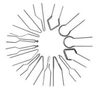 Beatifufu 15 Pezzi Punte Filo Pirografia ad Impedenza per Macchina Pirografica Resistenti e Precise per Incisione su Legno Zucche e Kit Versatile per Arte e Fai da Te