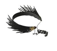 Beatifufu 1pc Spider Ala Hairband Creative Halloween Hair Hoop Cosplay Headdress Nero