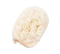 Beatifufu 1pezzi Spugna Da Bagno Esfoliante Duale Palla Per Doccia Materiale Sicuro e Resistente Per Bagno e Massaggio Design Pratico Per Asciugatura e Conservazione Beige