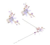 Beatifufu 1set Pettine Da Sposa Retro Con Accessori Per Di Fermagli Eleganti Per Acconciature Da Cerimonia Adatto Tutti Tipi Di Design Delicato e Raffinato