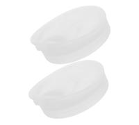 Beatifufu 2 pezzi Coperchi per Bottiglie Tappi per Caraffe Design con Anello Compatibili con Bottiglie Brocche Pratici e Sostituibili per Bevande Perdite