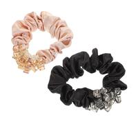 Beatifufu 2 Pezzi Elastici per con Fasce Elastiche Morbide per Code e Chignon Accessori per e Ragazza con Lunghi Spessi e Tenuta Segni