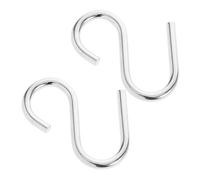 Beatifufu 2 Pezzi Ganci S Ferro Zincato per Hammock e da Leggeri e Portatili per Campeggio Pesca e Escursioni Sicuri e Versatili per Ed Esterni