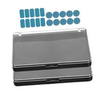 Beatifufu 2 Pezzi Palette Vuote per Ombretti Blush e Contouring Portatile Leggere e Resistenti con Trasparente per Viaggi e