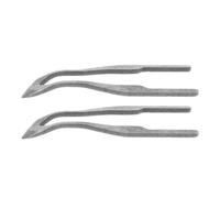 Beatifufu 2 Pezzi Punte per Pirografo Legno Professionali in Ferro | Set per Principianti e Professionisti, Montaggio Rapido, Alta Precisione, Riscaldamento Veloce, Accessorio per Macchina