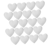Beatifufu 20 Pezzi Cuori in Schiuma per Decorazioni Feste Matrimonio DIY Palline Polistirolo Leggere per Lavoretti e Decorazioni Torte