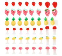 Beatifufu 24 separatori per dita dei piedi, in silicone, per divisione delle dita, facili da applicare, lavabili e riutilizzabili, per nail art e fotografia