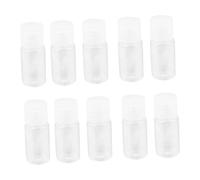 Beatifufu 24pezzi Bottiglie Ricaricabili Per Lozioni Viaggio Trasparenti Con Flip Top Impermeabili e Leggere Per Cosmetici e Shampoo