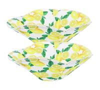 Beatifufu 2pezzi Copertura per Ciotole per Microonde in Materiale Resistente Riutilizzabile Design e Fantasie di Frutta per Proteggere la Ciotola da Graffi e Surriscaldamenti