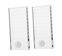 Beatifufu 2pezzi Eyelash Extension Tray Holder Pallet for Home Salon Lash Glass Pallet for Easy Access to Individual Lashes