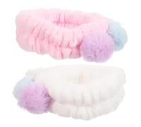 Beatifufu 2pezzi Fasce Elastiche Per Spa e Pulizia Viso Da Morbido Accessori Da Bagno Per Donne e Ragazze Per Trattamenti Di Bellezza e Makeup