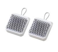 Beatifufu 2pezzi Spazzola Pervare i Capelli Massaggiatore Per Capelluto Spazzola Per Shampoo Per Pulizia Pettine Per Pulizia Adatto Tutti i Tipi Di Capelli e Capelluto Facile Da Impugnare