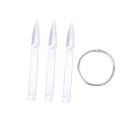 Beatifufu 2sets Punte Per Unghie Falsi Fan Shaped Con Colorati Per Esposizione e Pratica Tavolozza Trasparente Per Nail Art e Display Di Smalti