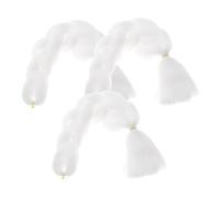 Beatifufu 3 Pezzi Extension per Intrecciati Sintetici Pre Stretch con Cavallo Facili Installare e Alla Moda per Occasione