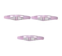 Beatifufu 3 Pz bende per maschera da donna cinturino per il sollevamento del viso face mask maschera bocca fascia rassodante per il viso fascia dimagrante per il viso sbr Violet
